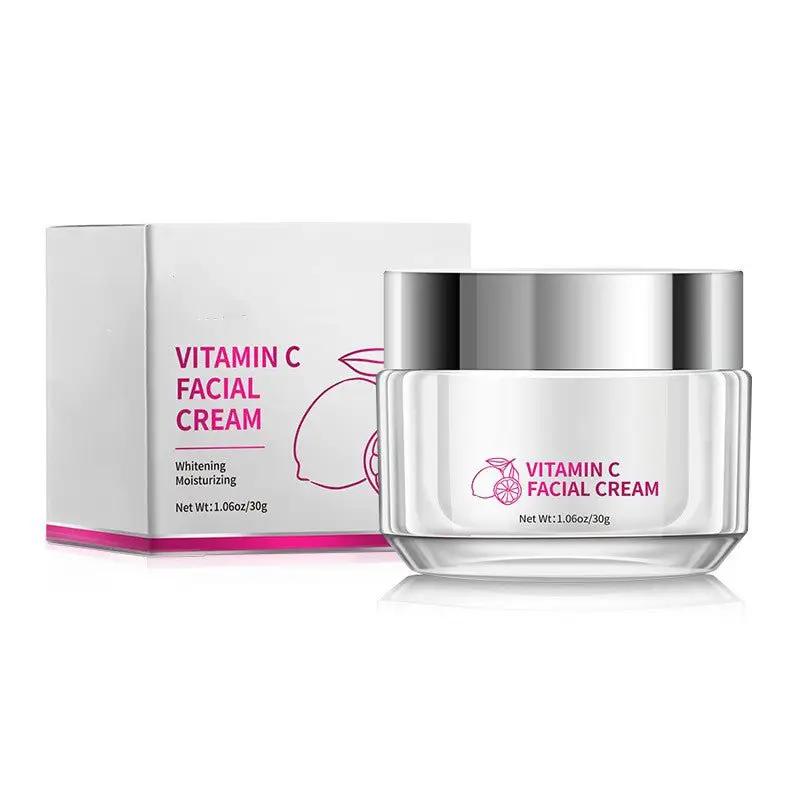 Vitamin C Face Cream For All Skin Types 30g Daily Skincare Hydration Brightening Gentle Formula by null