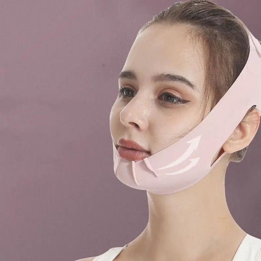 Profile-enhancing Face Mask for Slimmer Look by null