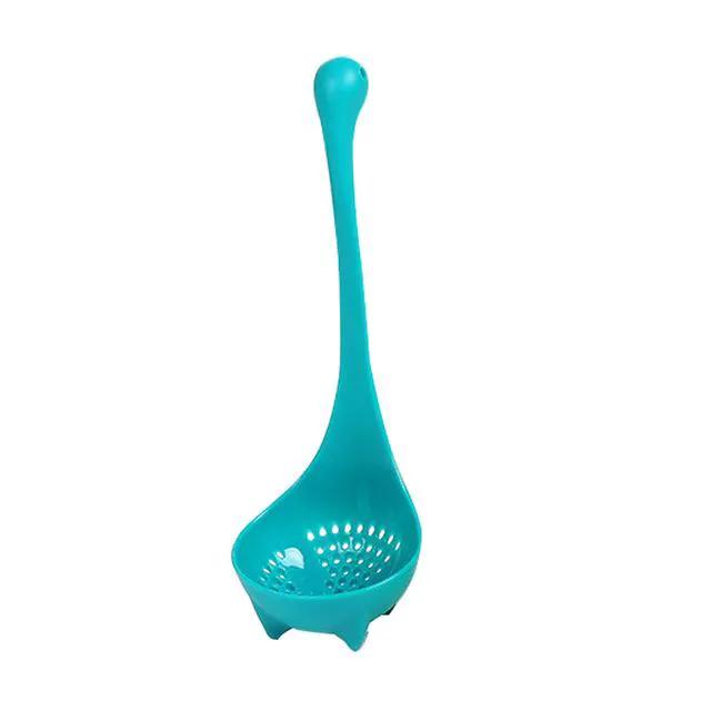 Cute Dinosaur Standing Spoon For Kids Kitchen Durable Food Grade PP Utensil Featuring Cartoon Dinosaur Design by null