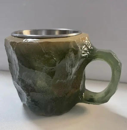 400ml Resin Mineral Crystal Coffee Mugs With Handles Elegant Fake Mineral Crystal Cup For Workplace Home Decor Christmas Gift Kitchen Gadgets by Zeny Home & Beauty