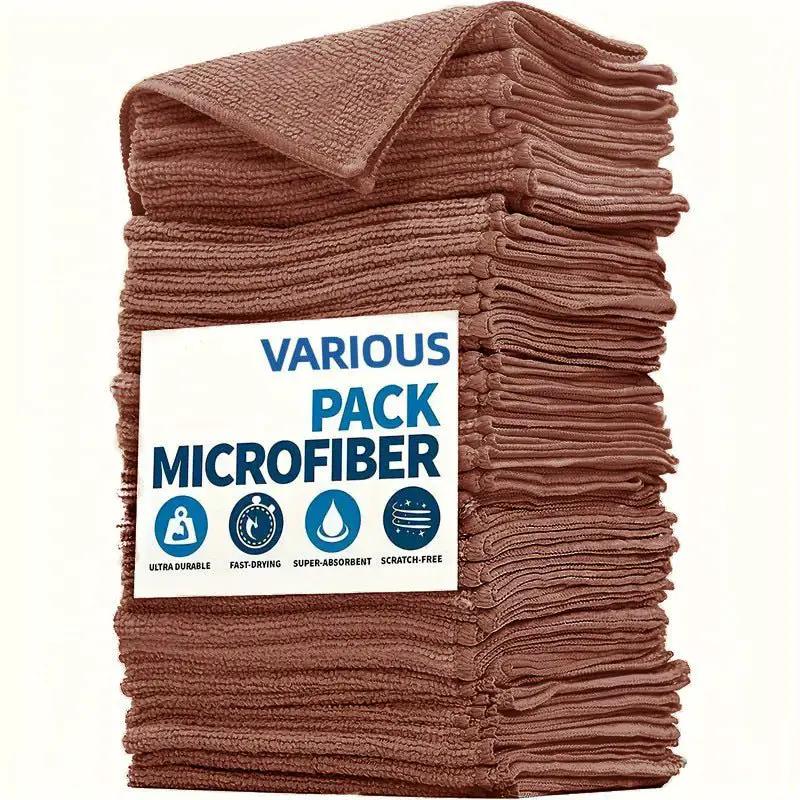 Ultra Absorbent Kitchen And Car Cleaning Cloth Towels Set For Spills Dishes Counters And Surfaces by null