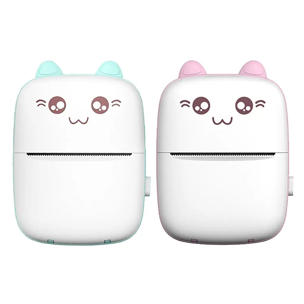 Mini Printer Portable Mini Bluetooth WiFi New Wrong Printer Mobile Phone Photo Title Note Hot Print Pocket Student Error Label Printer by Zeny Home & Beauty