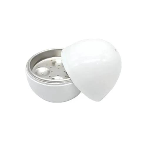 Microwave Egg Cooker 4 Egg Capacity Quick 5 Minute Soft Or Hard Boiled Eggs Safe Kitchen Gadget by null
