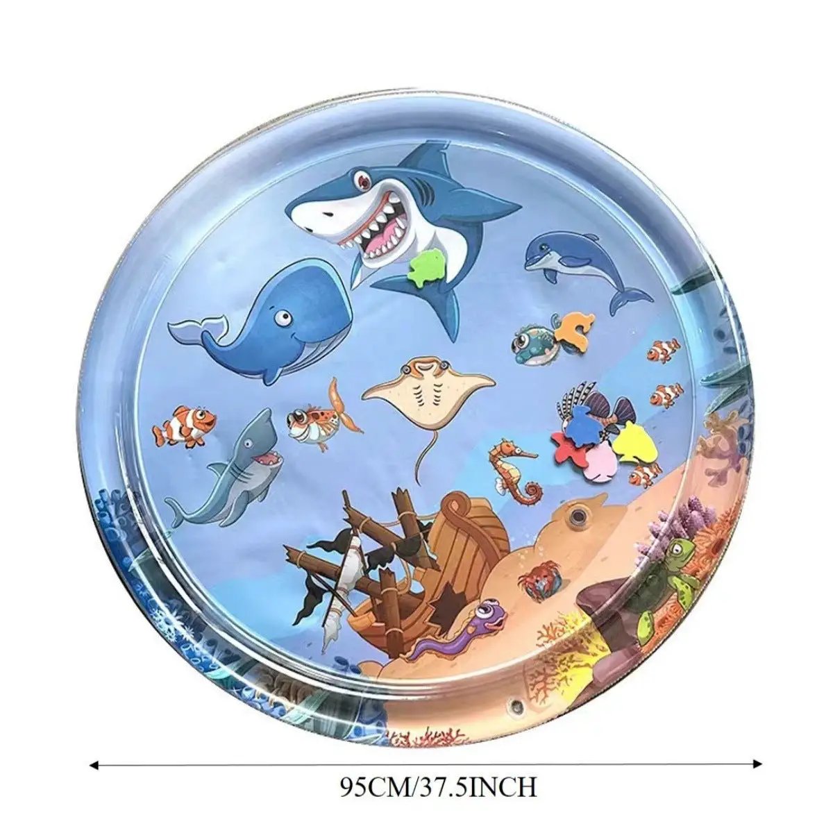 Water Sensory Play Mat For Cats Upgraded Thickened Self Play Mat For Interactive Pet Toys Indoor Outdoor Exercise by null