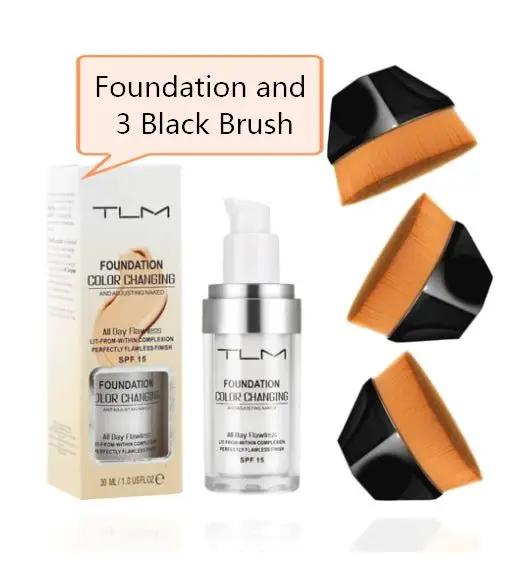 Color Changing Liquid Foundation Concealer SPF 50 Portable Natural Shade Makeup BB by null