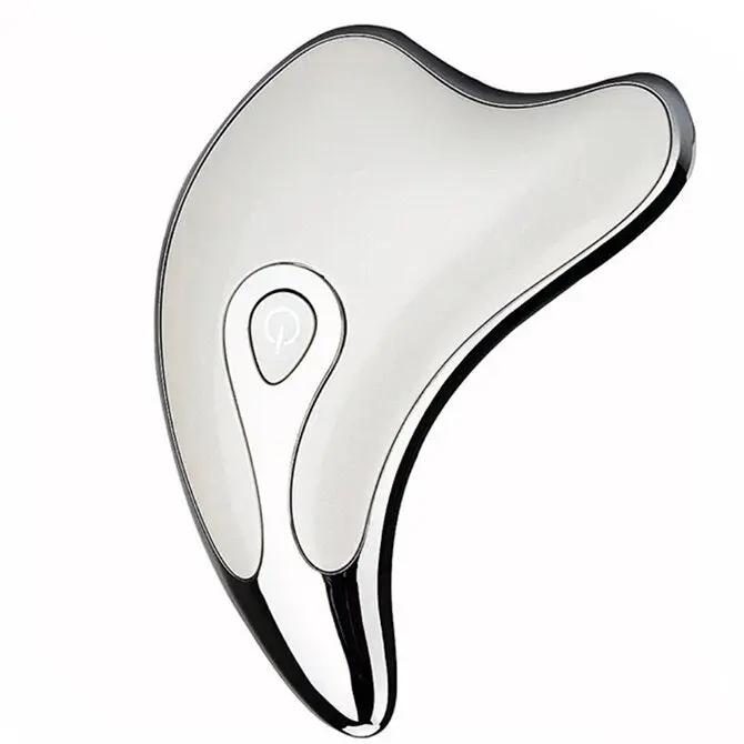 Electric Gua Sha Facial Massager With Waterproof LED Light And Microcurrent For Face Lifting And Skin Rejuvenation by null