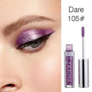 PHOERA Magnificent Metals Glitter and Glow Liquid Eyeshadow Set in 12 Sparkling Colors by null