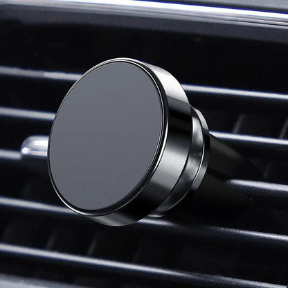 Magnetic Car Phone Holder Mount Aluminum Alloy With Strong Magnetic Grip For Secure Hands Free Driving by null