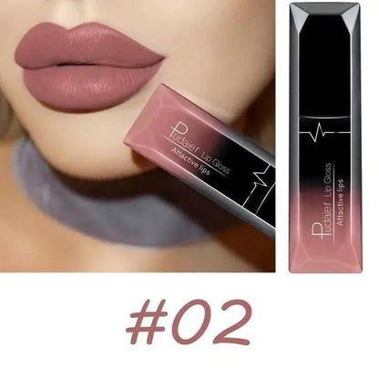 Matte Lip Gloss And Lipstick Duo Set For Long Lasting Color And Comfortable Wear by null