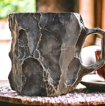 400ml Resin Mineral Crystal Coffee Mugs With Handles Elegant Fake Mineral Crystal Cup For Workplace Home Decor Christmas Gift Kitchen Gadgets by Zeny Home & Beauty