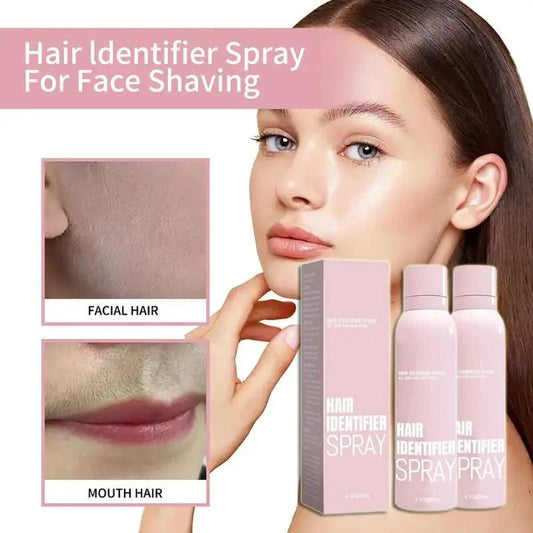 Hair Identifier Spray Set For Face Shaving Dermaplaner Skin Care Moisturizing Spray With Spatula by null