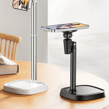 Magnetic Desktop Phone Stand With Retractable Metal Design Adjustable Height For Video Calls And Hands Free Viewing by null