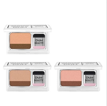 Double Color Eyeshadow Palette With Double Layer Design Waterproof Shimmer Pigment Cosmetics by null