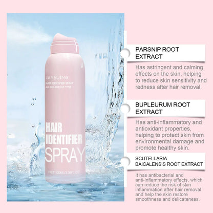 Hair Identifier Spray Set For Face Shaving Dermaplaner Skin Care Moisturizing Spray With Spatula by null