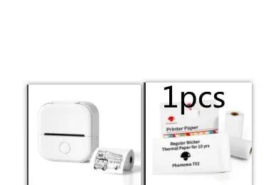 Portable Mini Thermal Label Printer Home Photo Printer Student Wrong Question Printer Bluetooth-compatible Mini Label Printer Price Tag by null