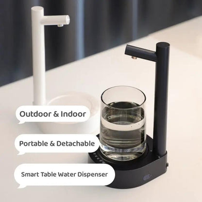 Desk Dispenser Electric Water Gallon Automatic Water Bottle Dispenser Rechargeable Water Dispenser by Zeny Home & Beauty