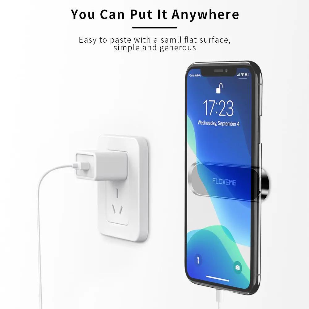 Magnetic Car Phone Holder Mount With Iron Sheet And Foam Adhesive Lightweight 40g 70mm By 20mm By 4mm by null