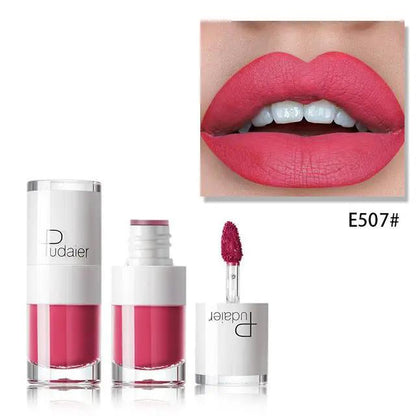 Long Lasting Matte Lipstick Set 16 Colors In White Bottle Waterproof Moisturizing Lipcolor by null