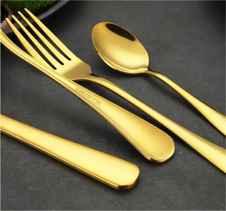 Stainless Steel 24 Piece Cutlery Set With One Piece Molded Construction For Everyday Dining And Place Settings by null