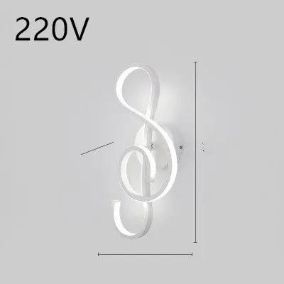 Nordic LED Wall Lamp for Bedroom and Bedside Minimalist Design Modern Energy Efficient Lighting Fixture by null