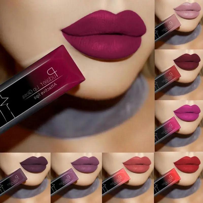 Matte Lip Gloss And Lipstick Duo Set For Long Lasting Color And Comfortable Wear by null