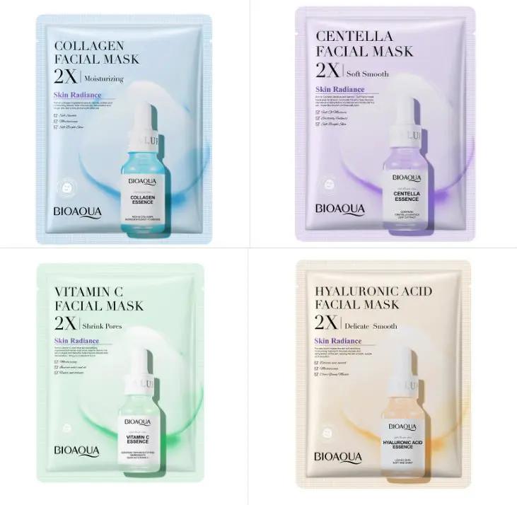 Collagen Face Mask With Hyaluronic Acid Moisturizing Firming Sheet Mask For All Skin Types Care by null