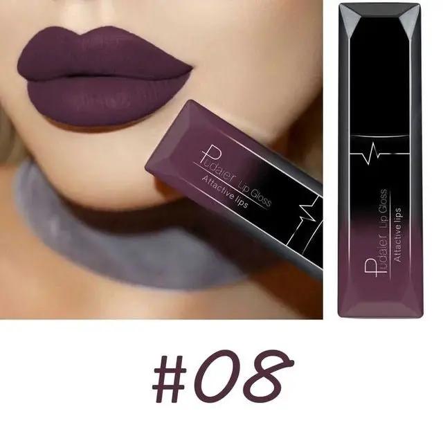 Matte Lip Gloss And Lipstick Duo Set For Long Lasting Color And Comfortable Wear by null