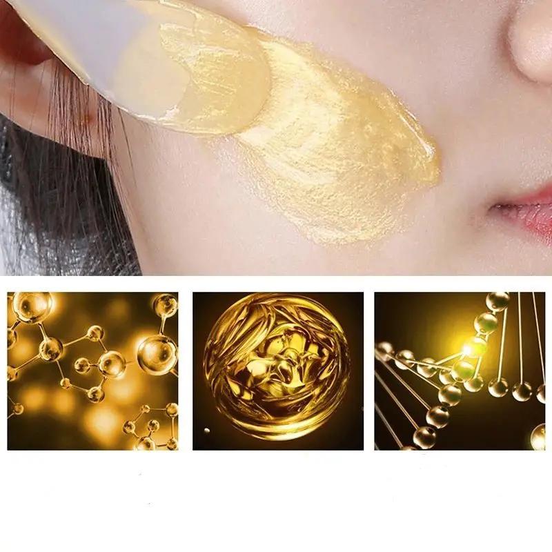 Gold Foil Snail Tear Off Mask Hydrating 50g Deep Hydration Facial Mask For Radiant Skin by null