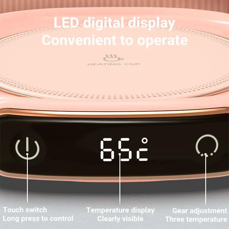 Smart Coffee Mug Warmer With Constant Temperature Heating Pad And Warm Coaster For Desktop Use by null