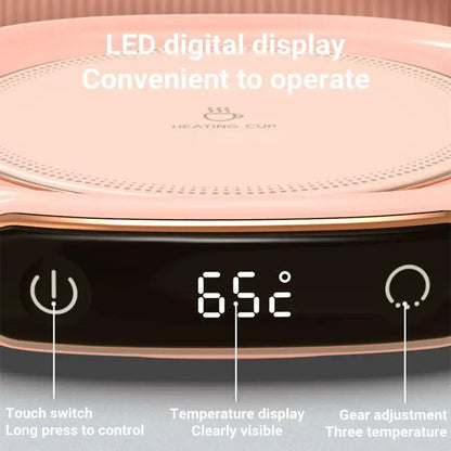 Smart Coffee Mug Warmer With Constant Temperature Heating Pad And Warm Coaster For Desktop Use by null