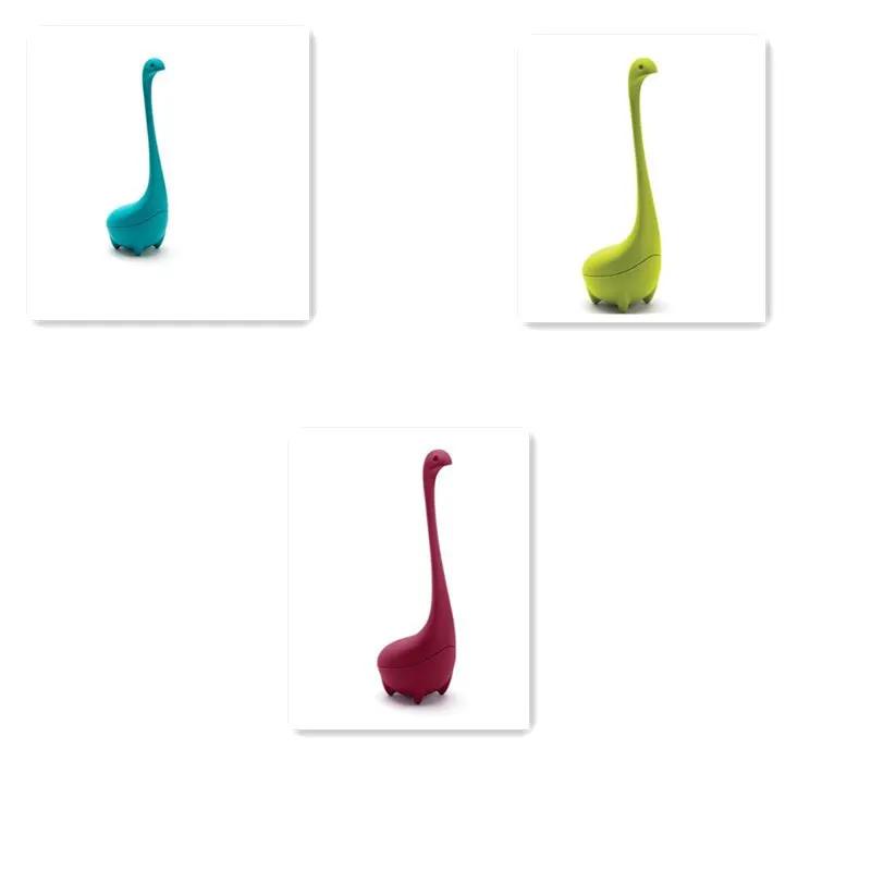 Cute Dinosaur Standing Spoon For Kids Kitchen Durable Food Grade PP Utensil Featuring Cartoon Dinosaur Design by null