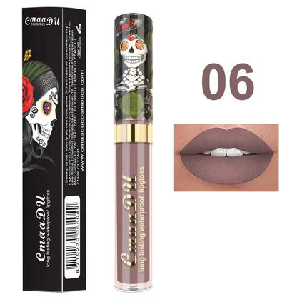 Metallic Pearlescent Skull Lip Gloss by null