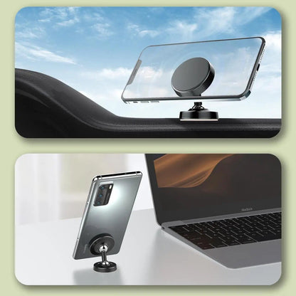 Black Car Magnetic Phone Holder Dashboard Mount MG08 Magnetic Suction Type Installation by null