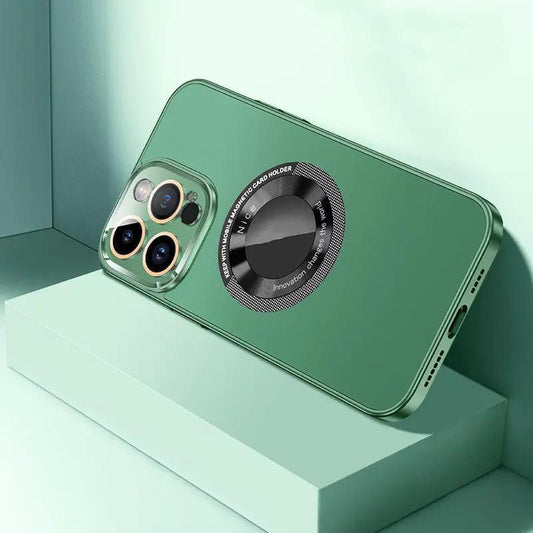AG Frosted Glass Lens Protector With Magnetic Phone Case For Universal Smartphone Protection by null
