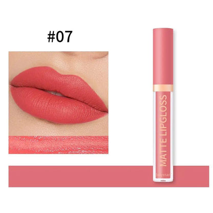 Long Lasting Matte Lip Gloss Non Transferable Formula For All Day Wear Fade Resistant by null