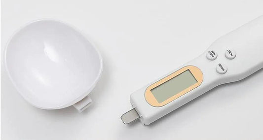 Digital Kitchen Scale With Removable Measuring Spoon 500G 0.1G Precision Multifunctional by null