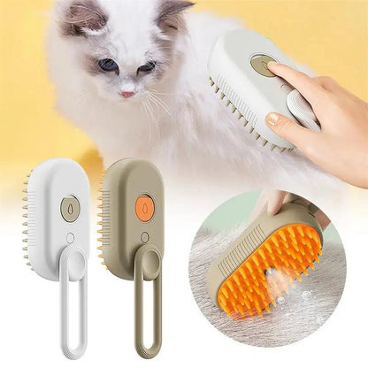 Cat Steam Brush Steamy Dog Brush 3 In 1 Electric Spray Cat Hair Brushes For Massage Pet Grooming Comb Hair Removal Combs Pet Products by null