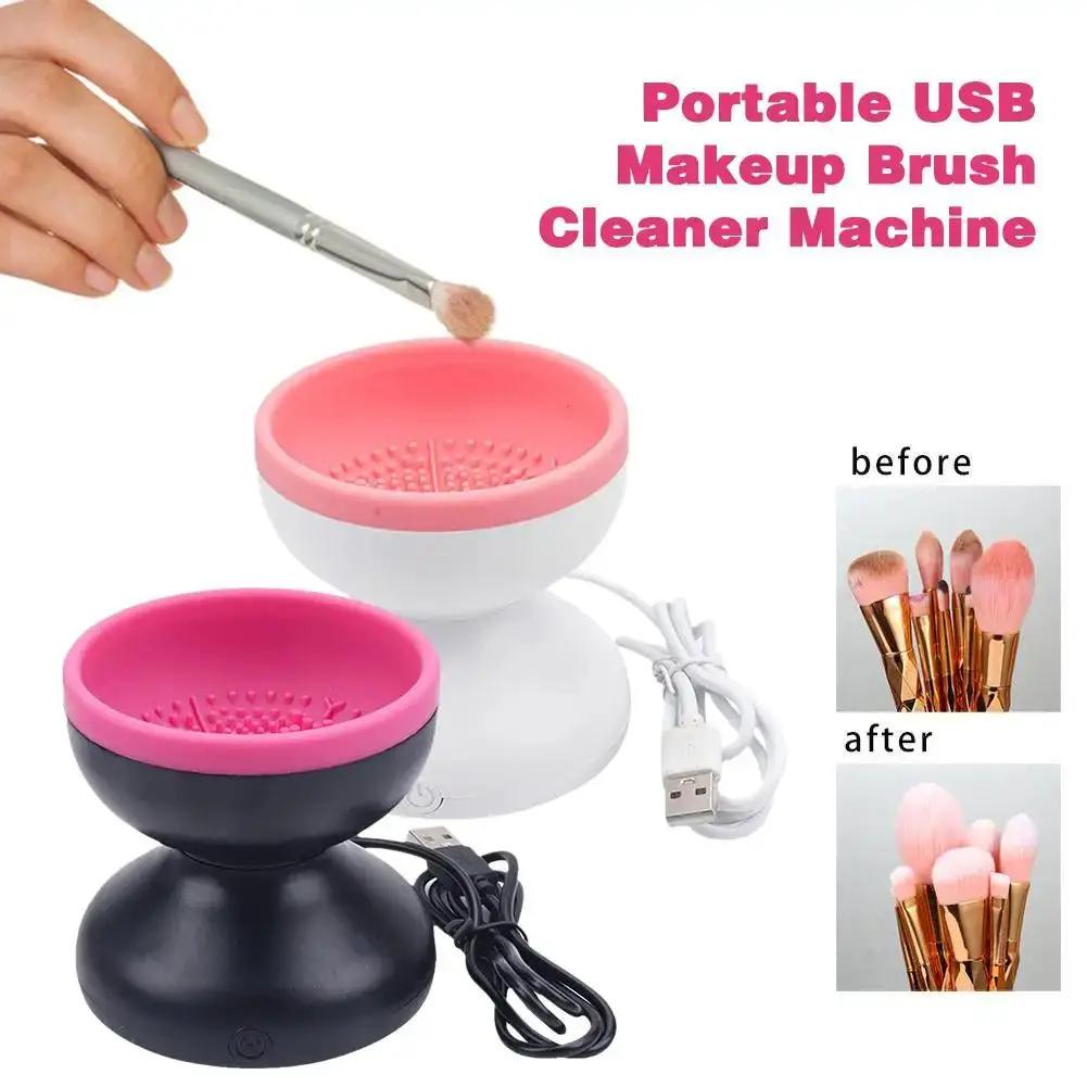 Portable Electric Makeup Brush Cleaner USB Beauty Tools for All Brush Sizes by null