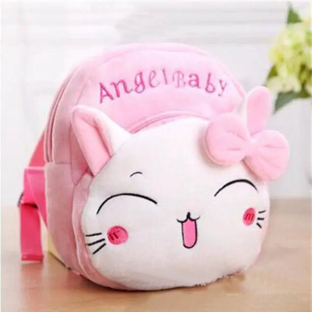 Early Childhood Education Plush School Bag For Kids With Soft Touch Skin Friendly Design by null