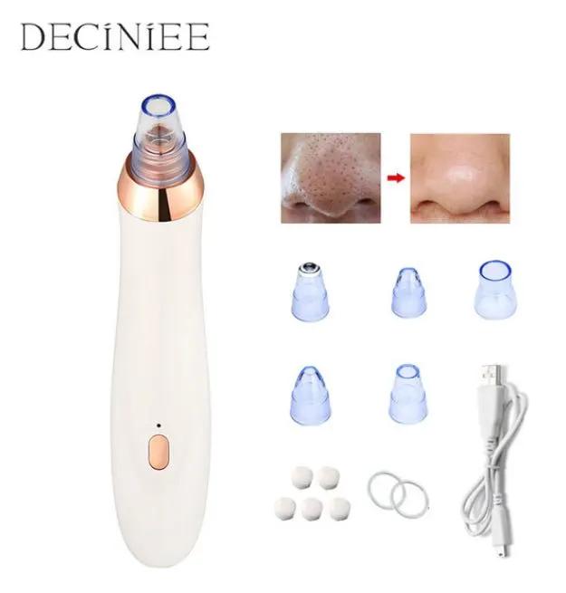 Compact Electric Pore Vacuum Blackhead Remover Device For Acne Facial Skin Cleaner With Suction by null