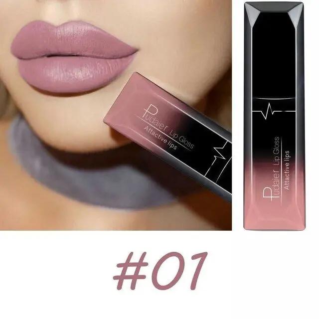 Matte Lip Gloss And Lipstick Duo Set For Long Lasting Color And Comfortable Wear by null