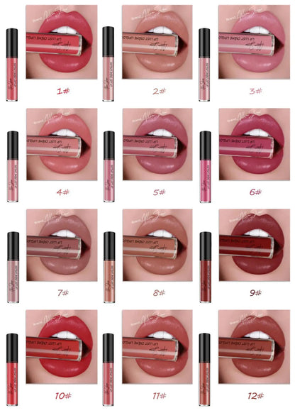 AliExpress Shopee Exclusive Lip Glaze Silky Smooth Cream Lip Gloss Long Lasting Shine Finish by null
