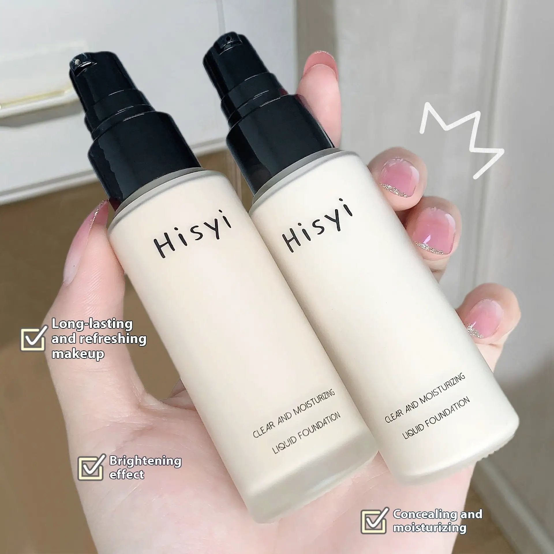 BB Cream White Brightening Liquid Foundation Hydrating Skincare For Even Skin Tone And Radiance by null