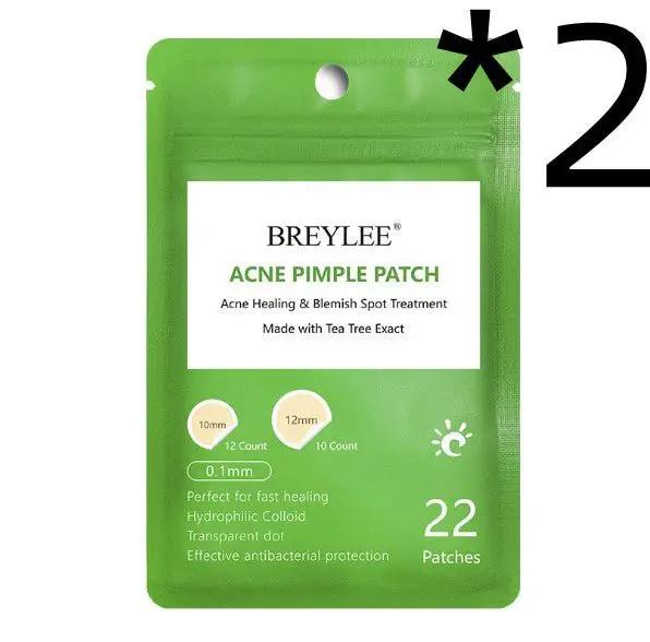 Tea Tree Acne Patch Ultra Thin Transparent Hydrocolloid Absorbs Secretions Fades Acne Marks by null