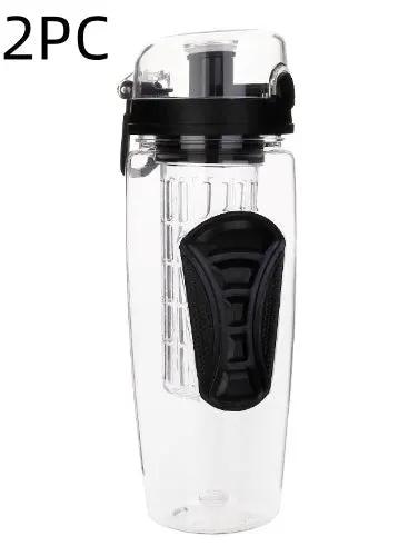 32 Oz Fruit Infuser Water Bottle BPA Free Eastman Tritan Leakproof Sports Bottle With Infuser Cup by null