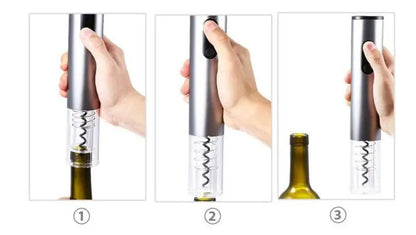 Automatic Electric Red Wine Bottle Opener Powered By 4 AA Batteries Opens And Serves In Seconds by null