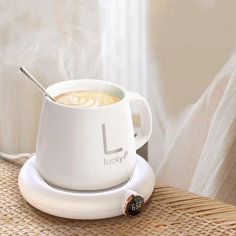 Smart Coffee Mug Warmer With Constant Temperature Heating Pad And Warm Coaster For Desktop Use by null