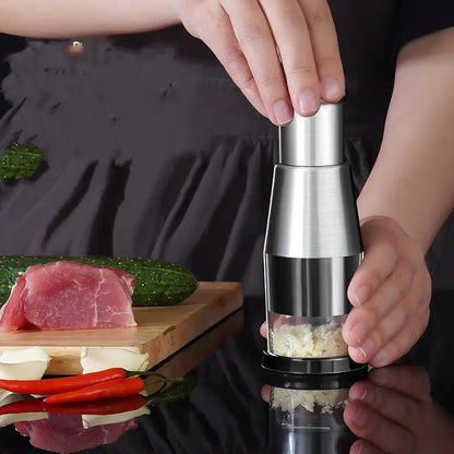 Manual Garlic Press Machine - Kitchen Gadget by null