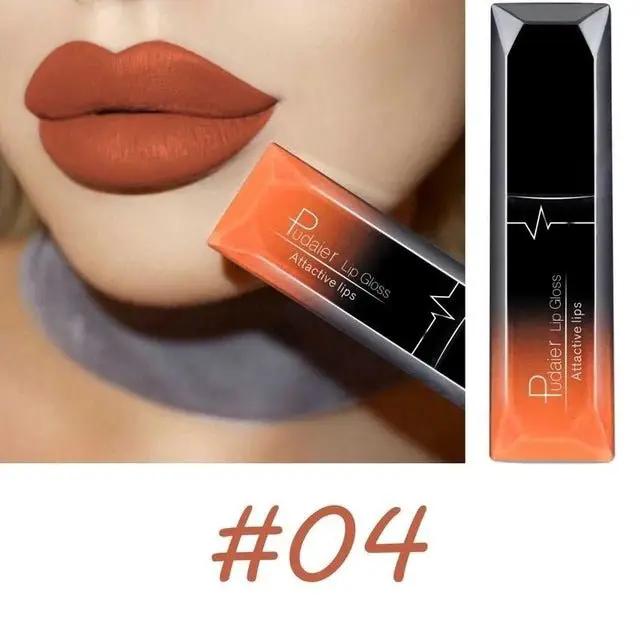 Matte Lip Gloss And Lipstick Duo Set For Long Lasting Color And Comfortable Wear by null