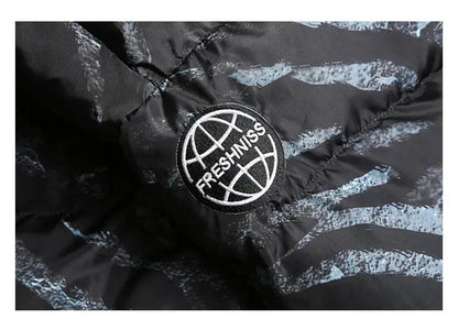 Men's National Tide Padded Jacket Winter Thickened Baseball Jacket by Zeny Home & Beauty